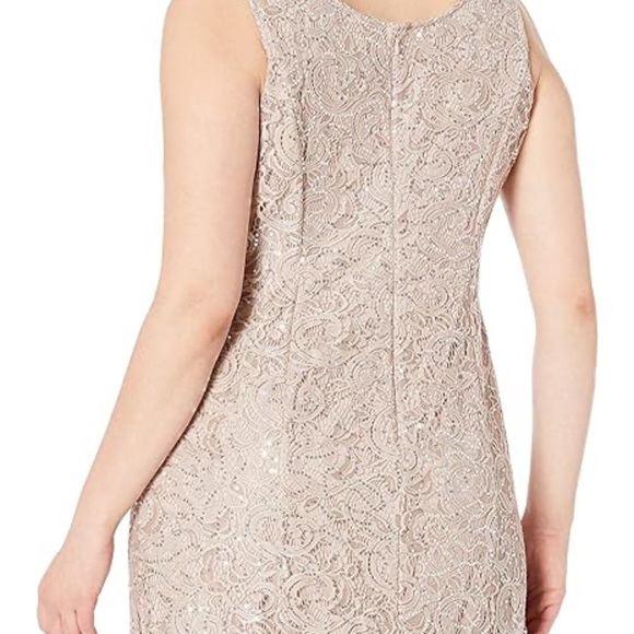 Alex Evenings Women's Two-Piece Set with Long Dress and Jacket, Plus Size 24 - Picture 5 of 7